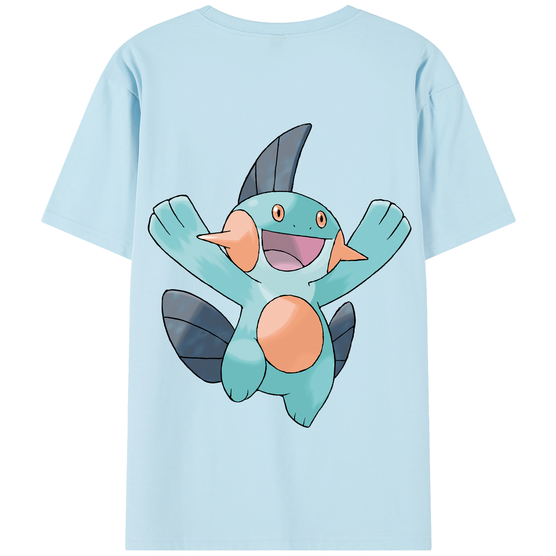（画像用） ポケットモンスター Pokémon 綿100％半袖Tシャツ（背面プリント）